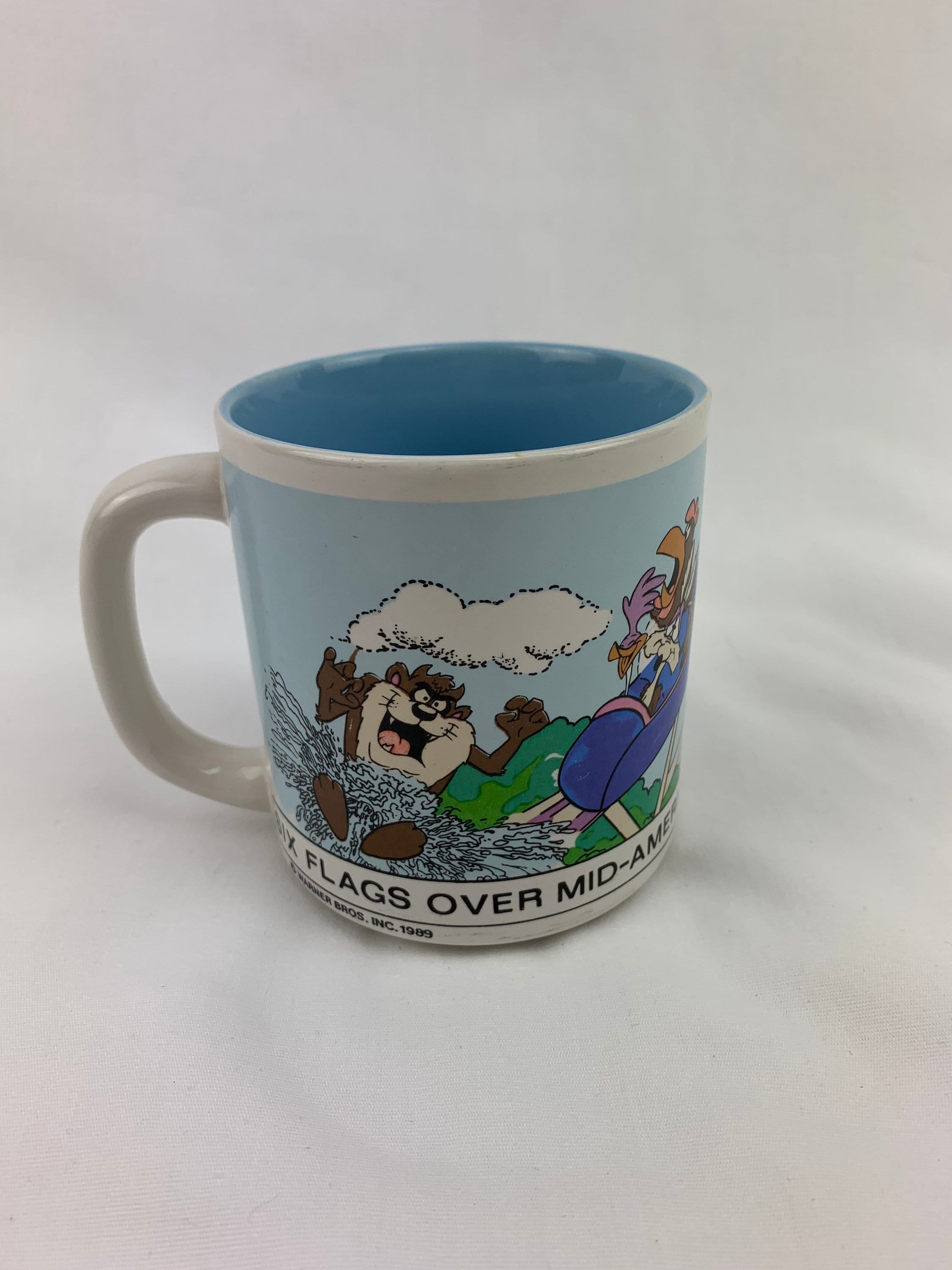 1989 Six Flags Over Mid-america, Looney Tunes Coffee Mug - Etsy