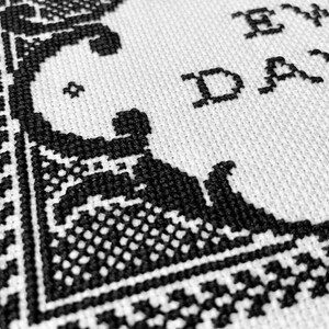 Pattern - Ew, David (Schitt's Creek) - 5"x7" cross stitch chart PDF digital instant download image 6
