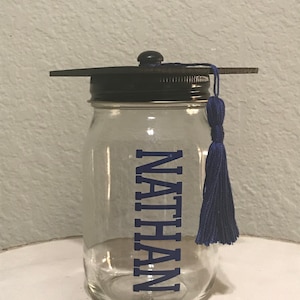 DIY Mason Jar Graduation Cap - Graduation Gift - Dear Creatives