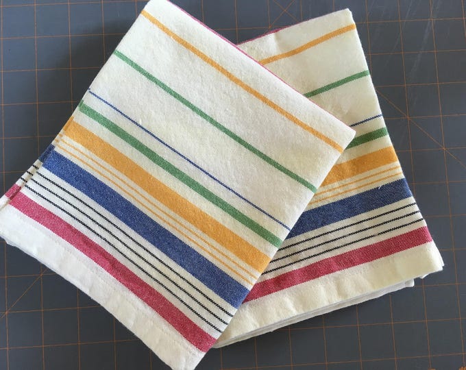 Striped Soft Cotton Kitchen Towel: Handmade Dish Towel
