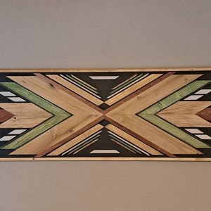 Reclaimed Pallet Wood Southwestern Wall Art ~ Unique!! Free Shipping