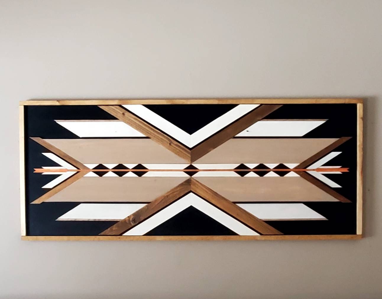 Reclaimed Pallet Wood Wall Art Southwestern Design