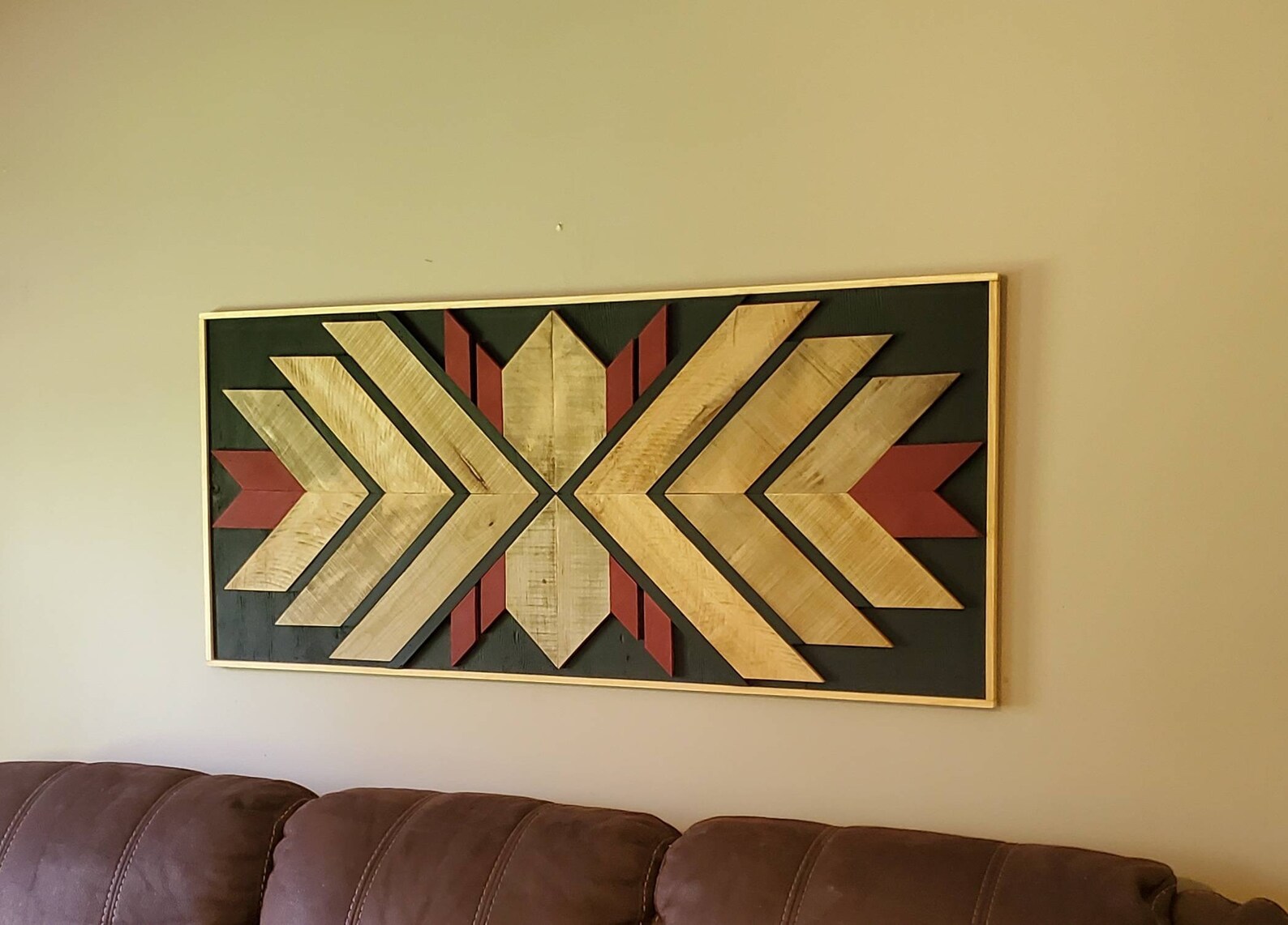 Reclaimed Pallet Wood Wall Art Southwestern Etsy