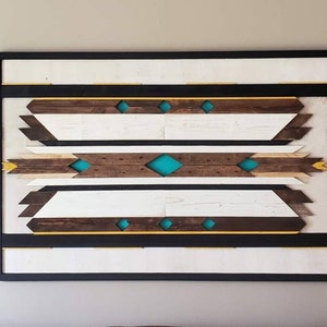 Reclaimed Pallet Wood Wall Art ~ Unique!!