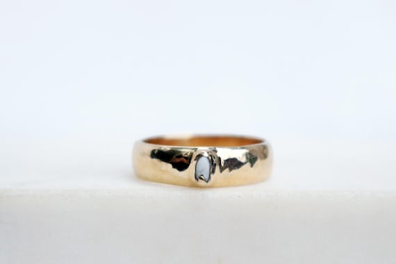 Thick Band Tooth Ring | Custom Handmade Tooth ring | you provide the tooth