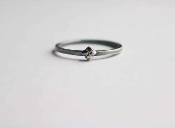 Ring | Silver Stella Stacking Ring, handmade jewelry