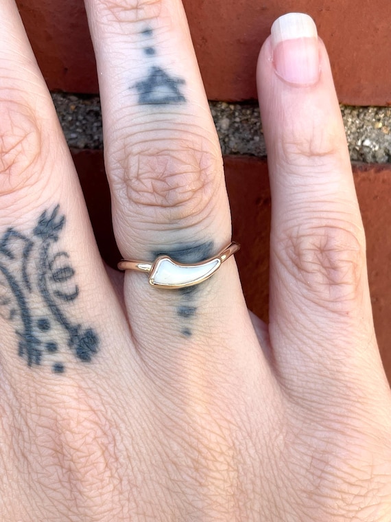 Custom Handmade Tooth Ring | you provide the tooth
