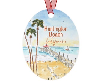 Ornament CUSTOM - Huntington Beach California Ornament CUSTOM - Huntington Beach California