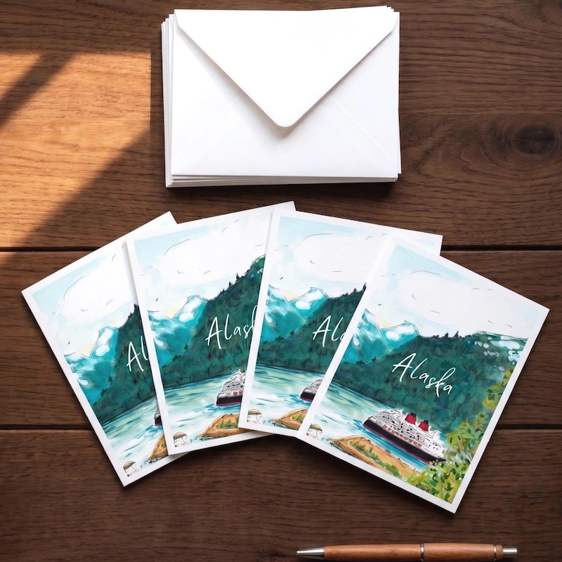 Water Color Note Card Set - Etsy