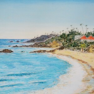 Laguna Beach Ocean View Art | California Coast Laguna Beach Print | Wall Décor Poster