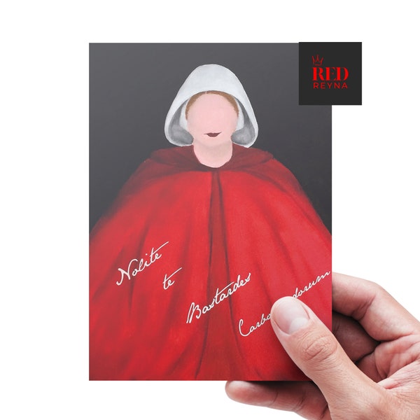 The Handmaid's Tale Fine Art Print, Original Artwork, Signed By The Artist Red Reyna, 5x7, 8x10, June Osborne