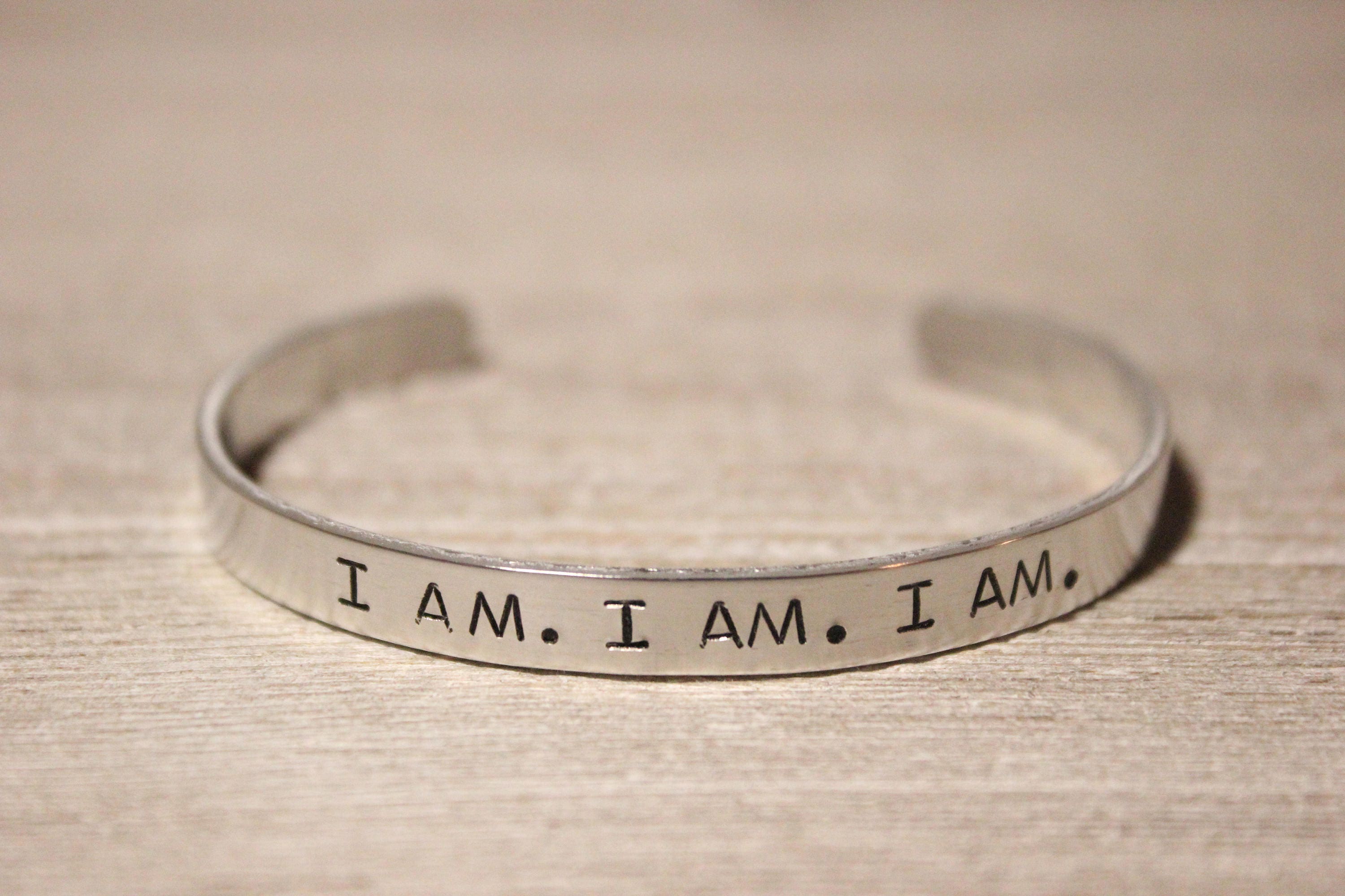 I AM. I AM. I AM. The Bell Jar Bracelet Sylvia Plath | Etsy