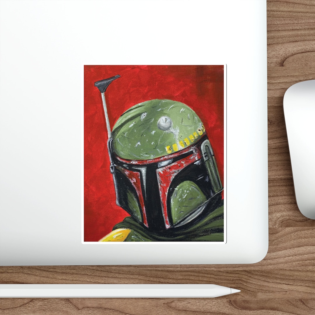 Major League Boba Fett Die-Cut Sticker - 5x3.18 Inch Star Wars Decal By Rayd Workshop
