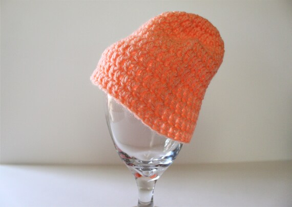 orange baby beanie