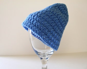 Blue - Medium Blue Baby Beanie - Baby Hat - Beanie - Baby Shower Gift - Baby Gifts - Crochet Hat - Crochet Beanie - Baby Hat - Girl Hat