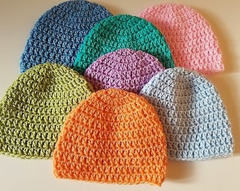 Crochet Baby Beanie - Baby Hat - Beanie - Baby Shower Gift - Baby Gifts - Crochet Hat - Crochet Beanie - Handmade Baby Hat Boy Hat Girl Hat