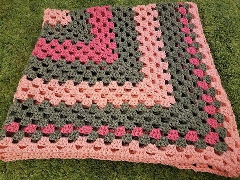 Baby Blanket Handmade Baby Blanket Crochet Baby Girl Blanket Crib Blanket Baby Bedding Shower Gift Crochet Baby BlanketNewborn