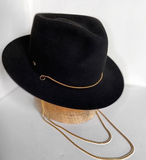 One of a Kind Handmade Rope Fur Felt Fedora Hat - MADE TO  display picture 1