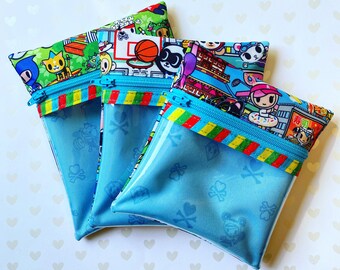 Bolsa personalizada de vinilo JuJuBe medi - Team Toki bolsa de maquillaje toiletry case artículos de tocador de viaje primeros auxilios
