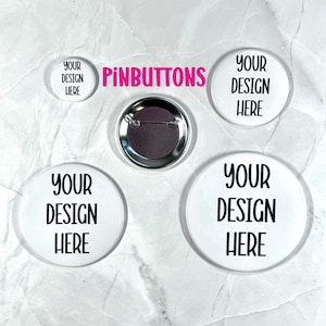 Personalized custom pin back buttons pinback