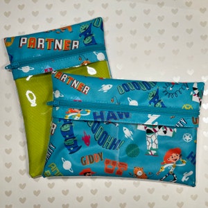 Custom JuJuBe collab vinyl medi pouch -  makeup bag toiletry case toiletries travel first aid