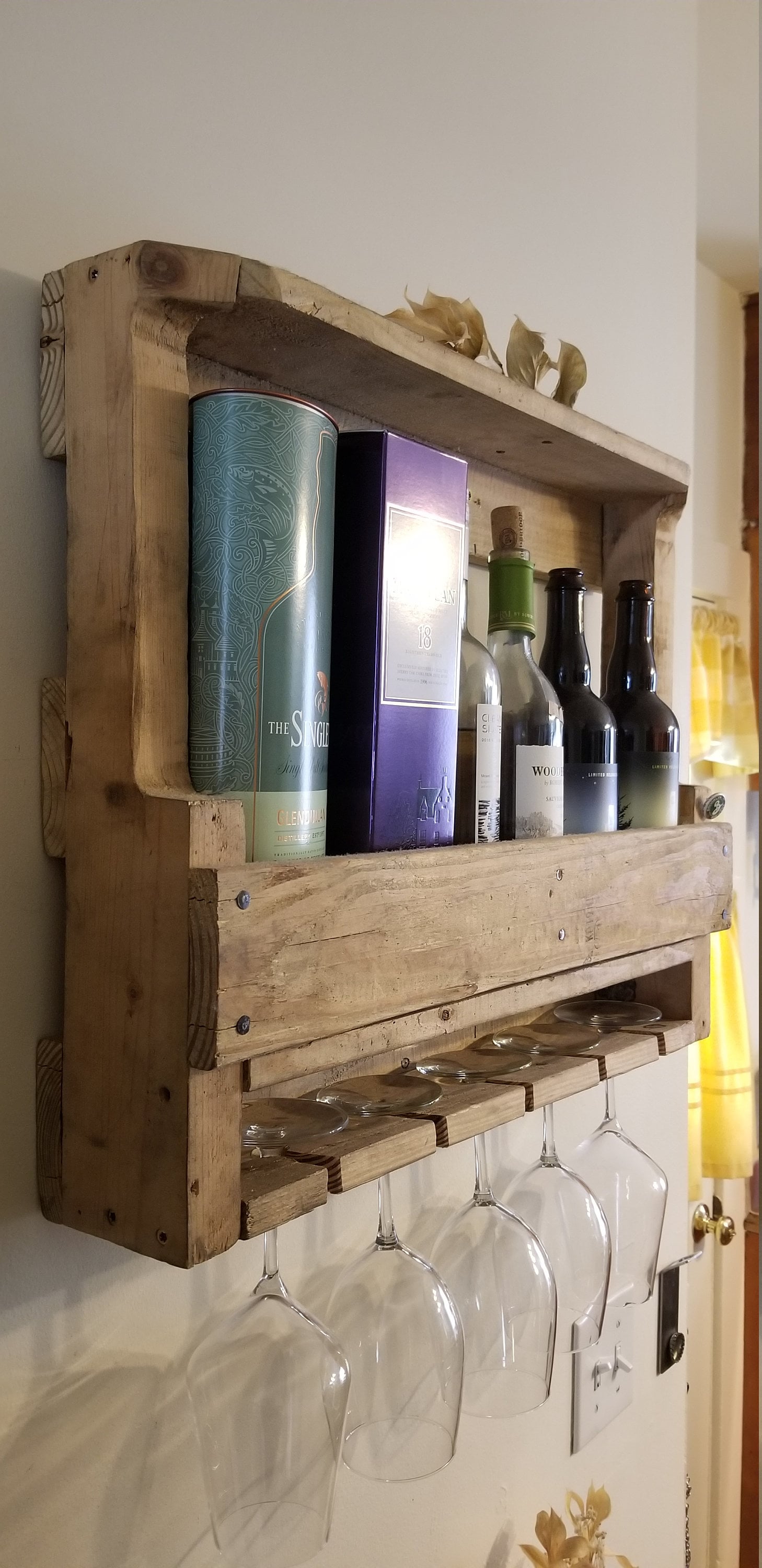 Pallet Wine Rack Etsy