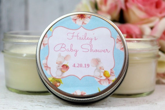 12 Spring Baby Shower Favors Baby Shower Candle Favors Etsy