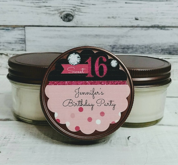 Sweet 16 Candles Sweet 16 Party Favors Quinceanera Candles