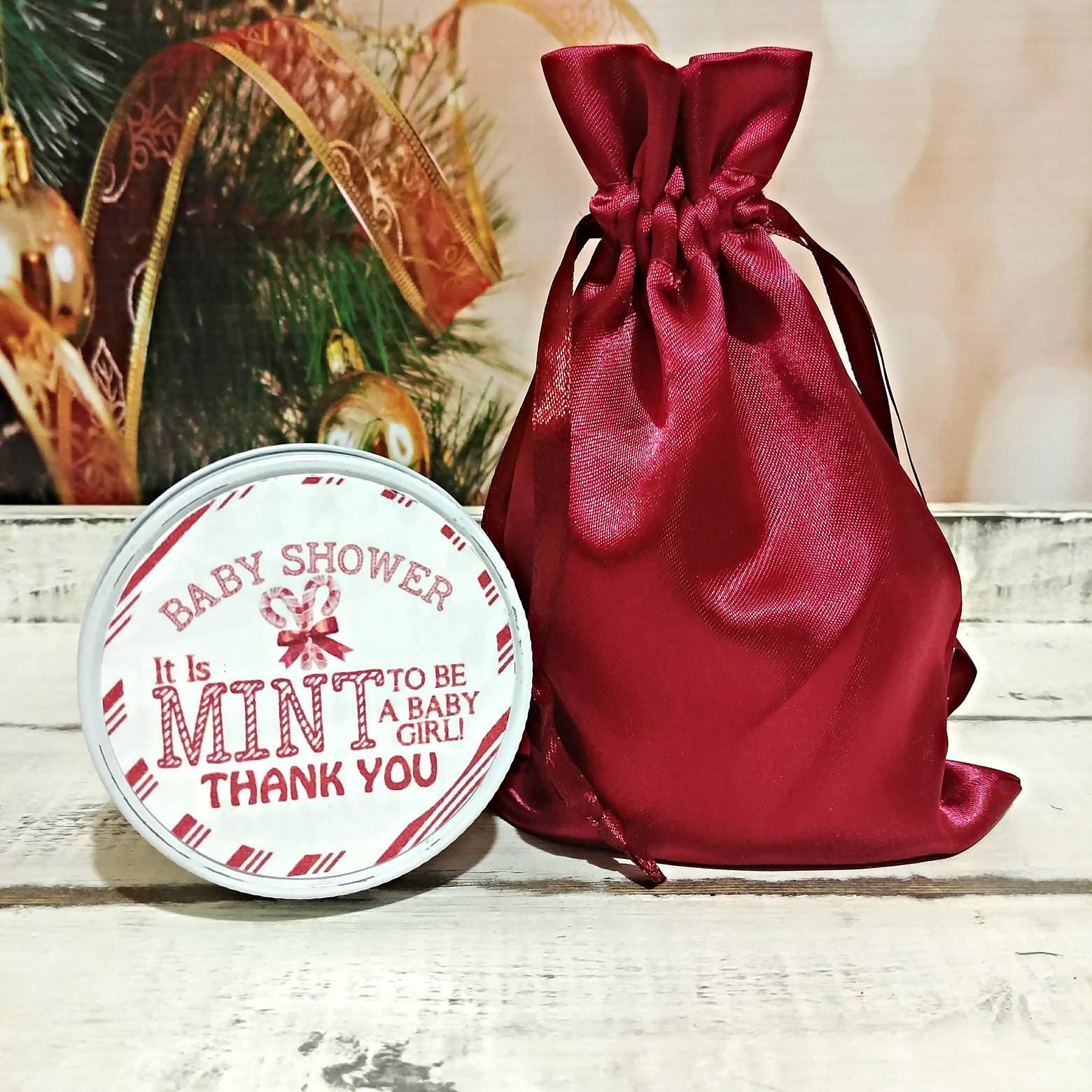Set Of 6 Christmas Baby Shower Favors Candy Baby Shower Etsy Set Of 6 Christmas Baby Shower Favors Candy Baby Shower Etsy