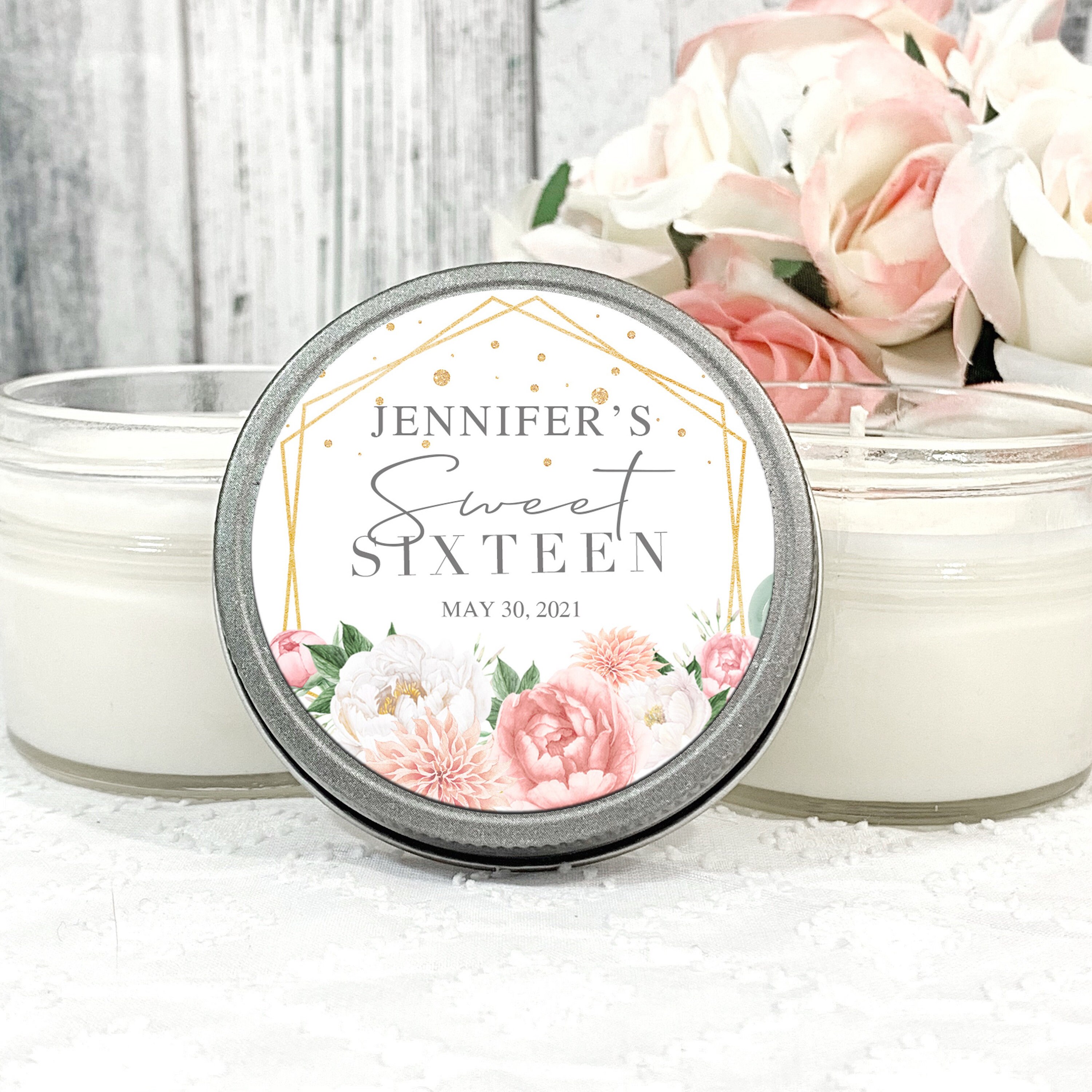 1 4oz Birthday Party Favors Sweet 16 Birthday Favors | Etsy