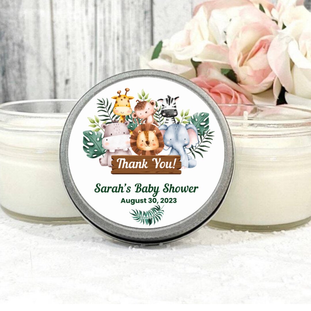 Set of 10 Jungle Baby Shower Favors Jungle Baby Shower Etsy