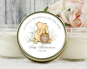 Classic Pooh baby shower favors, Pooh favors,  Gender Neutral Baby Shower, Pooh Party Favor