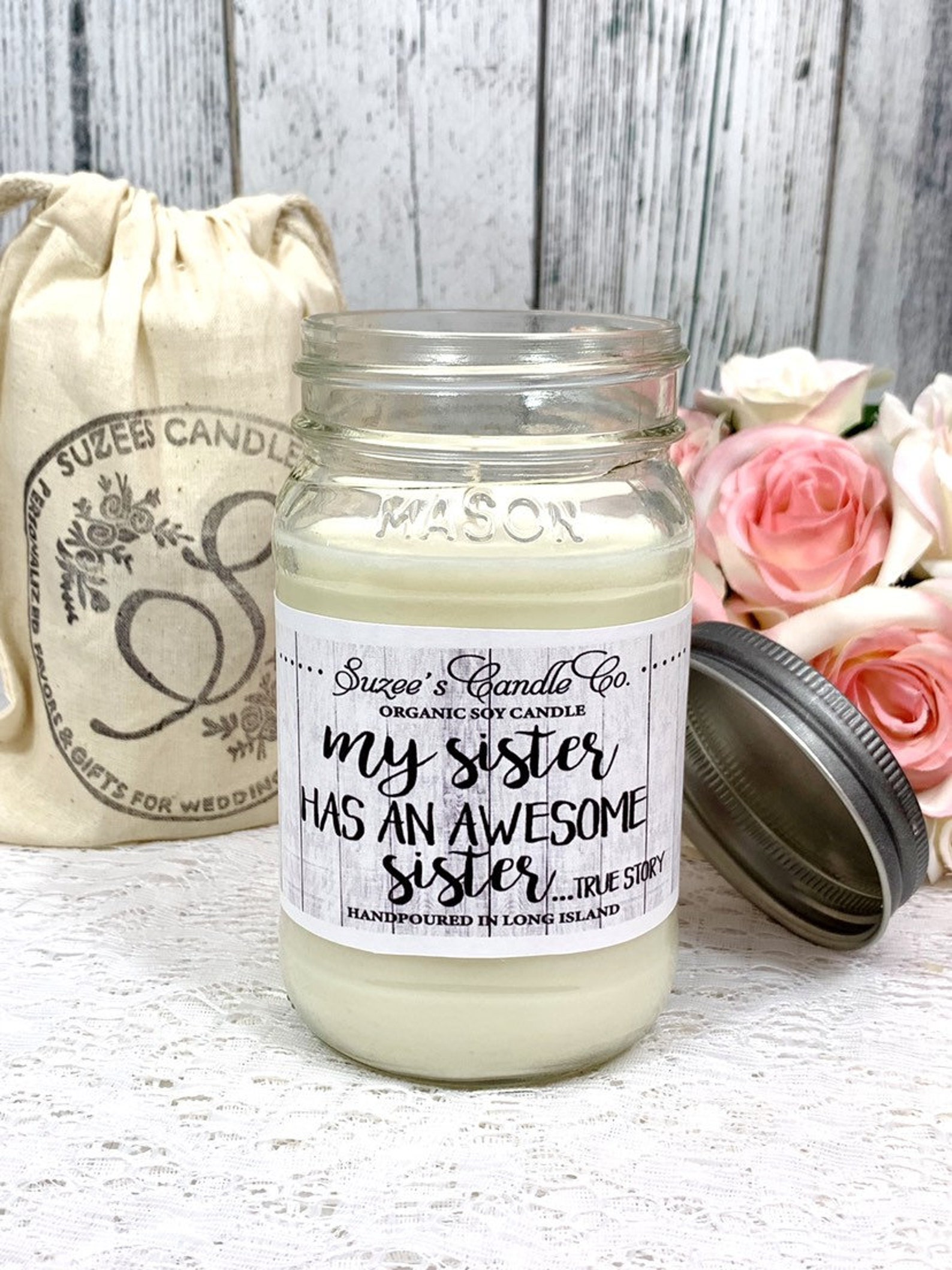 Sisters Candle Candle For sister Sisters Gift Soy Candle Etsy