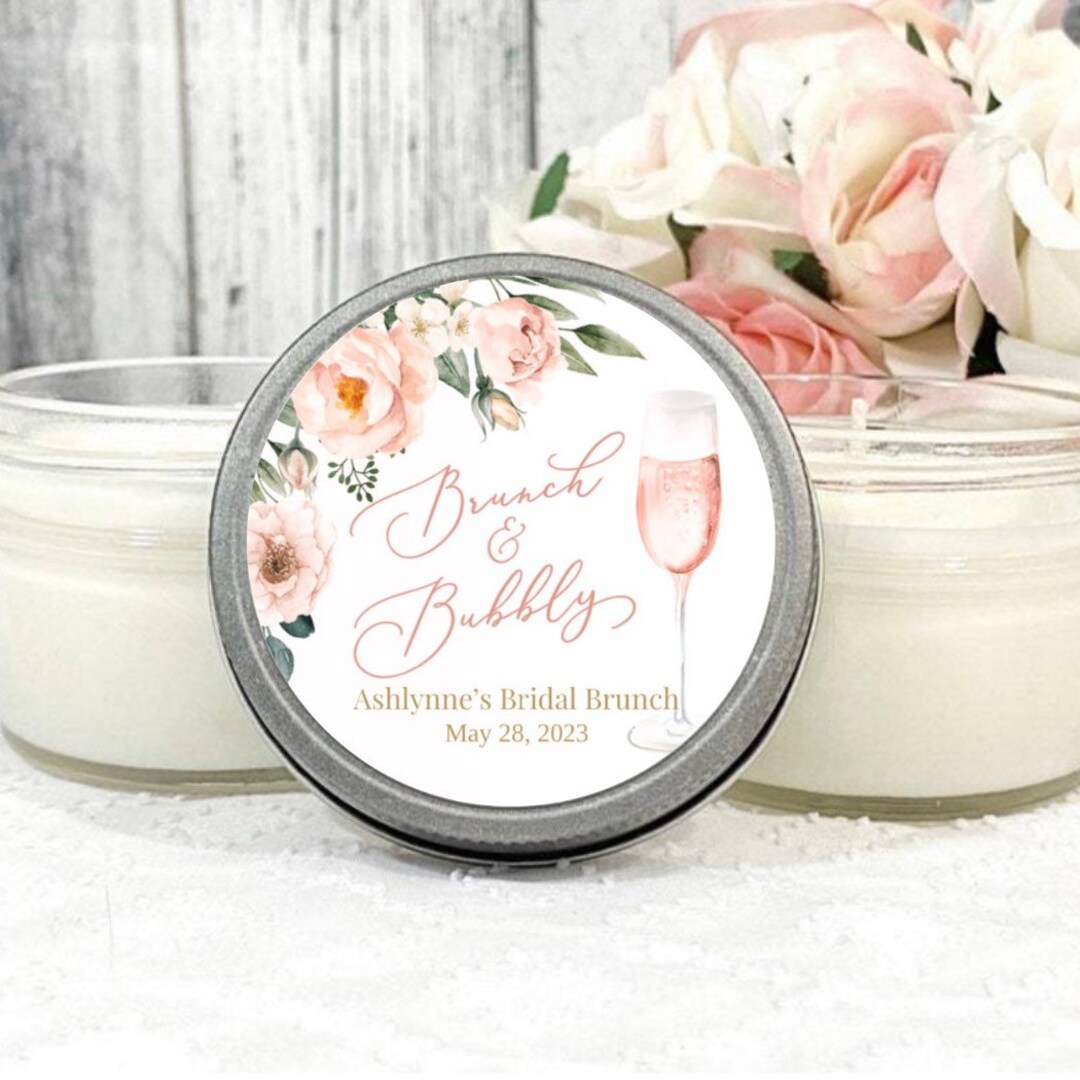 Buy Brunch and Bubbly Bridal Shower Favor, Bridal Shower Candle Favors ...
