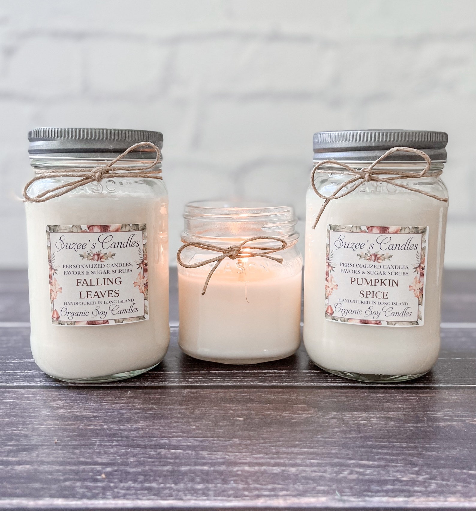 Fall Soy Candles Fall Candles Fall Decor Soy Candles Etsy