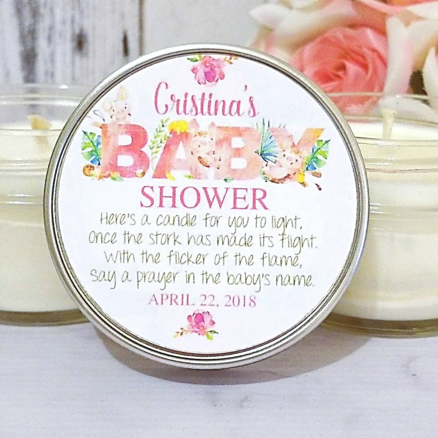 Piggy Baby Shower Favors Pig Baby Shower Baby Shower Candle