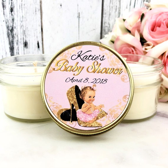 gold baby shower favors