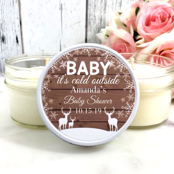 baby it's cold outside baby shower favors