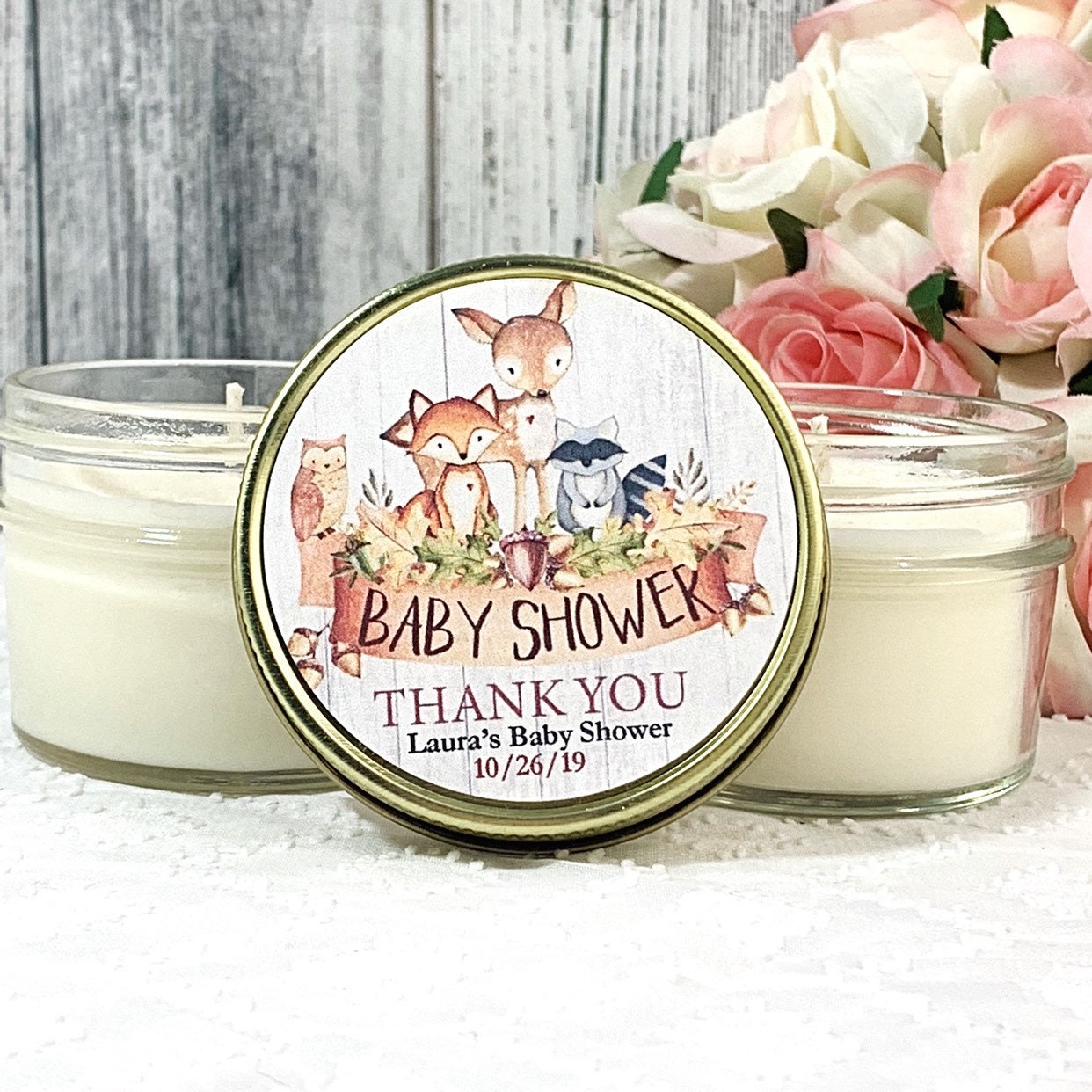 Woodland Baby Shower Favors Woodland Animals Favors Forest