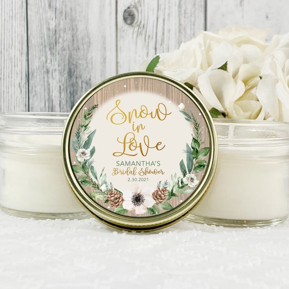 Winter Bridal Shower Favors Winter Bridal Shower Bridal Etsy