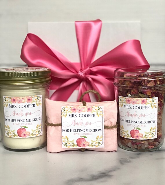 Teacher Gift Set Teacher Gifts Teacher Spa Gifts Etsy