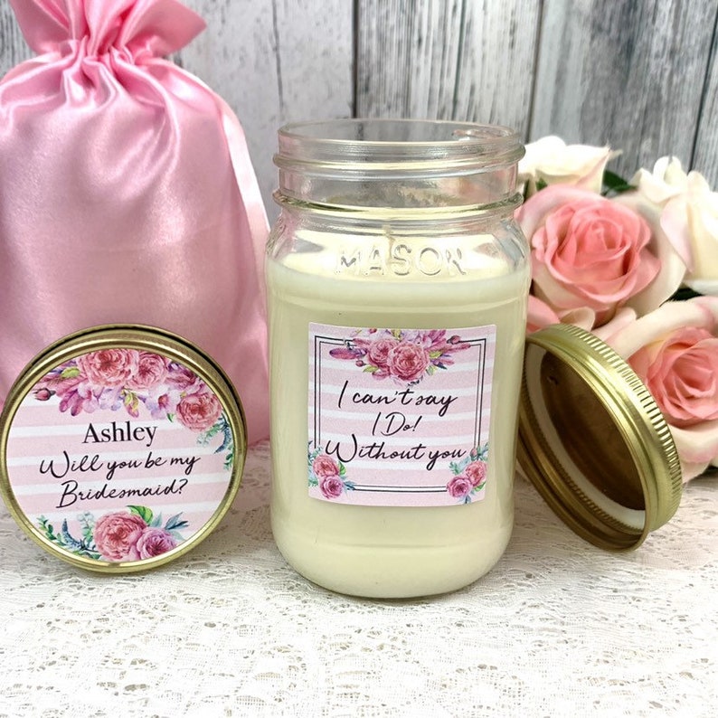 Bridesmaids Candle Bridesmaid Proposal Soy Candle Asking Etsy