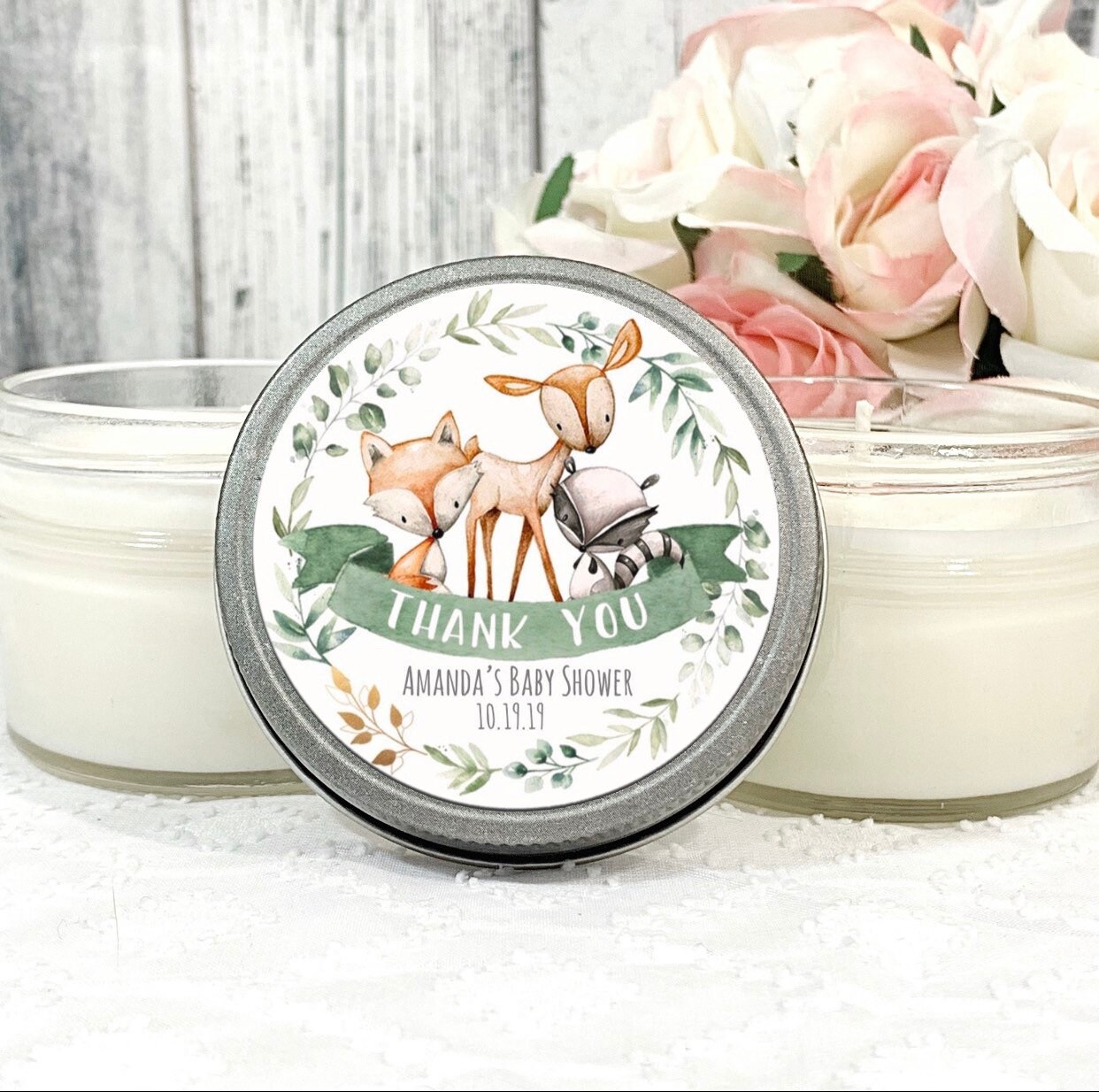 Woodland Baby Shower Favors Woodland Animals Favors Forest