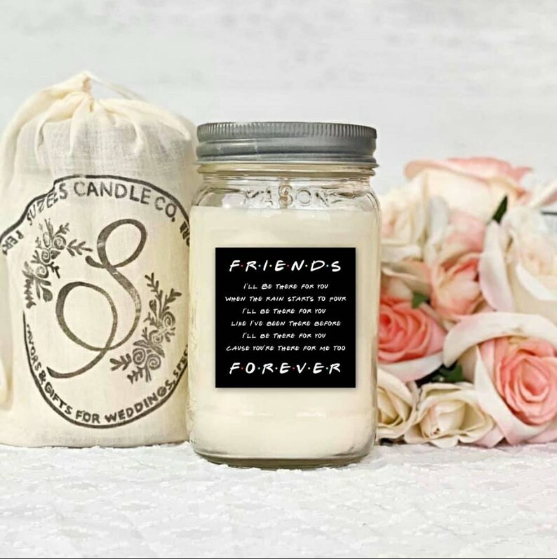 Friends Candle Friends Gift TV Show Best Friend Candle Etsy