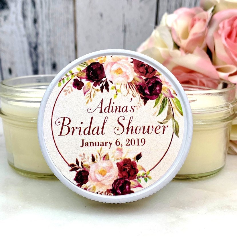 Set of 6 Floral Bridal Shower Favors Floral Favors Bridal Etsy