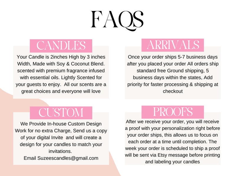 Bulk Floral Bridal Shower Favor / Baby Shower Candles, Spring Favor