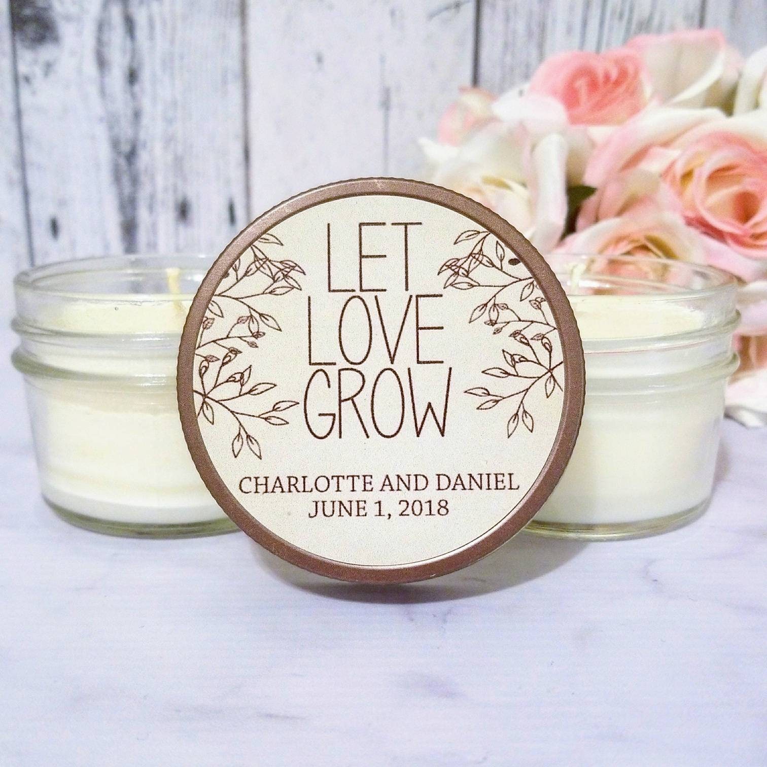Wedding Favor Rustic Rustic Candle Favor Country Wedding