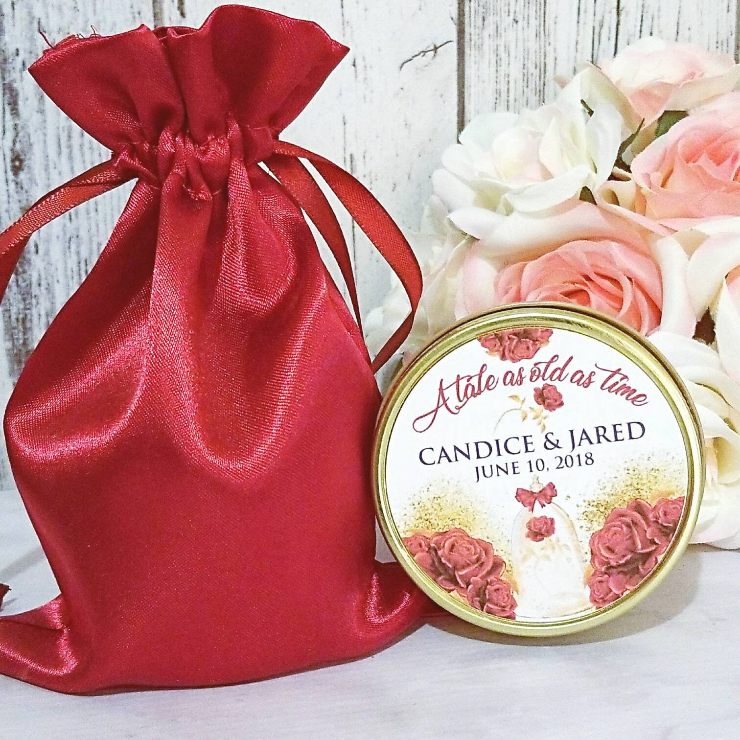 Set of 6 Fairytale Wedding Favors A Tale as old as Time Etsy