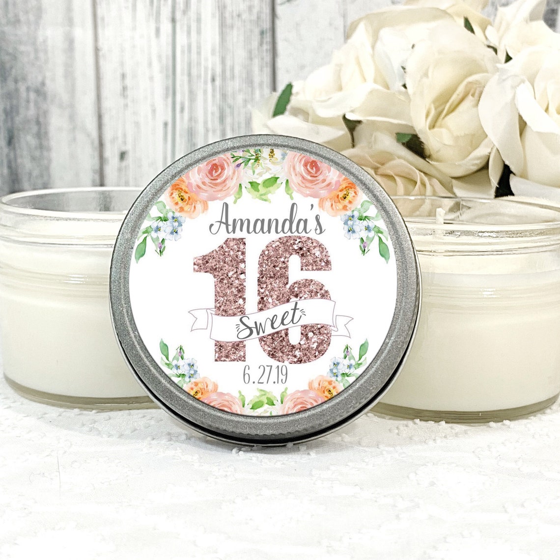 Sweet 16 Candle Favors Sweet 16 Birthday Party Favors Etsy