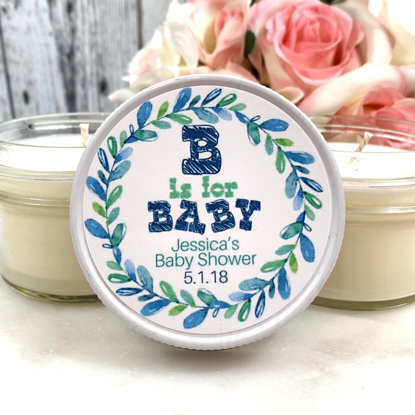 Boy Baby Shower Favors Boy Baby Shower Baby Shower Favor Candles